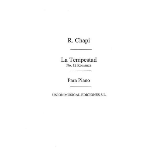 Romanza No.12 De La Tempestad