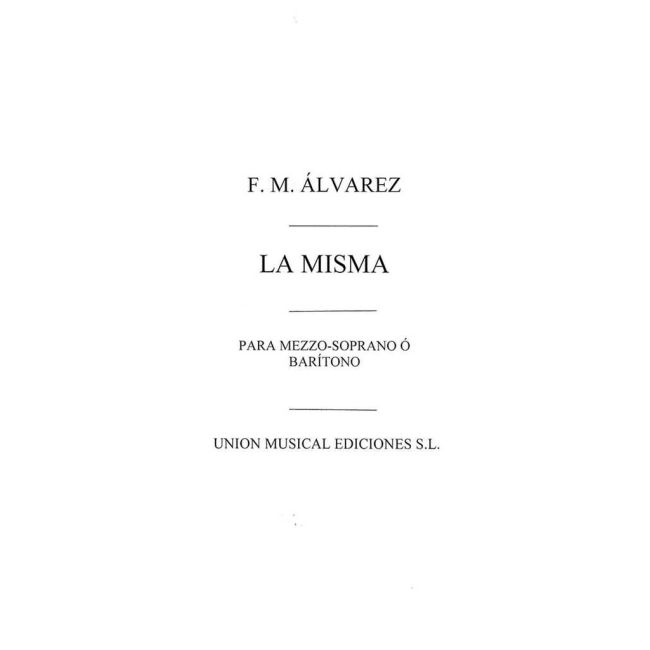 Alvarez: A Granada for Mezzo-soprano