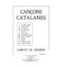 Grignon, Juan Lamote De - Cançons Catalanes