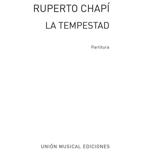 La Tempestad Partitura