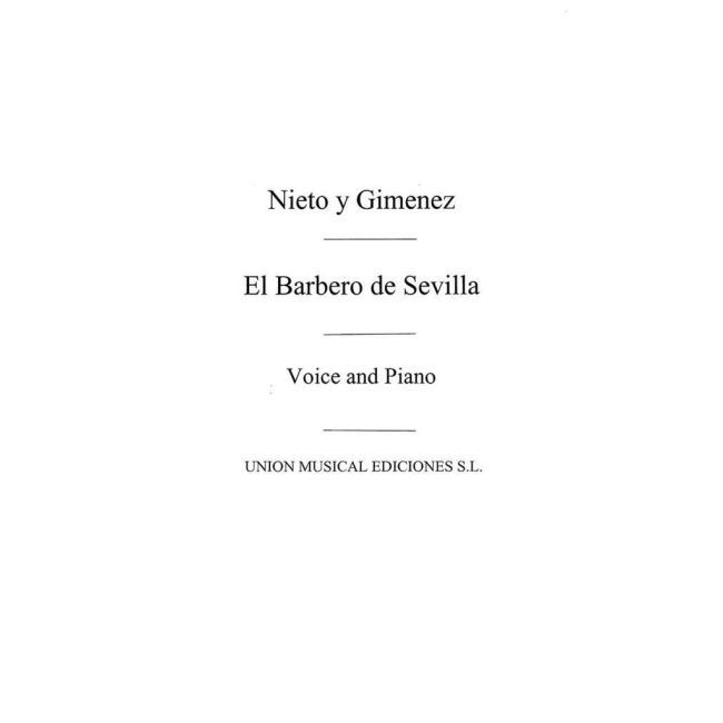 Gimenez, Nieto & - El Barbero De Sevilla (No 4-Polaca)