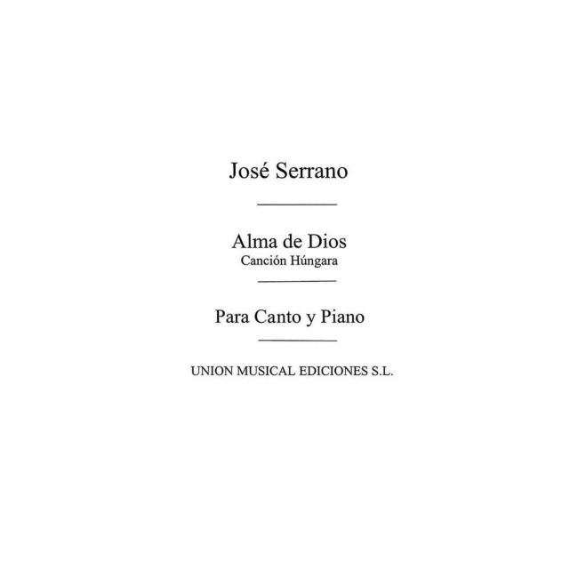 Cancion Hungara No.5 De Alma De Dios