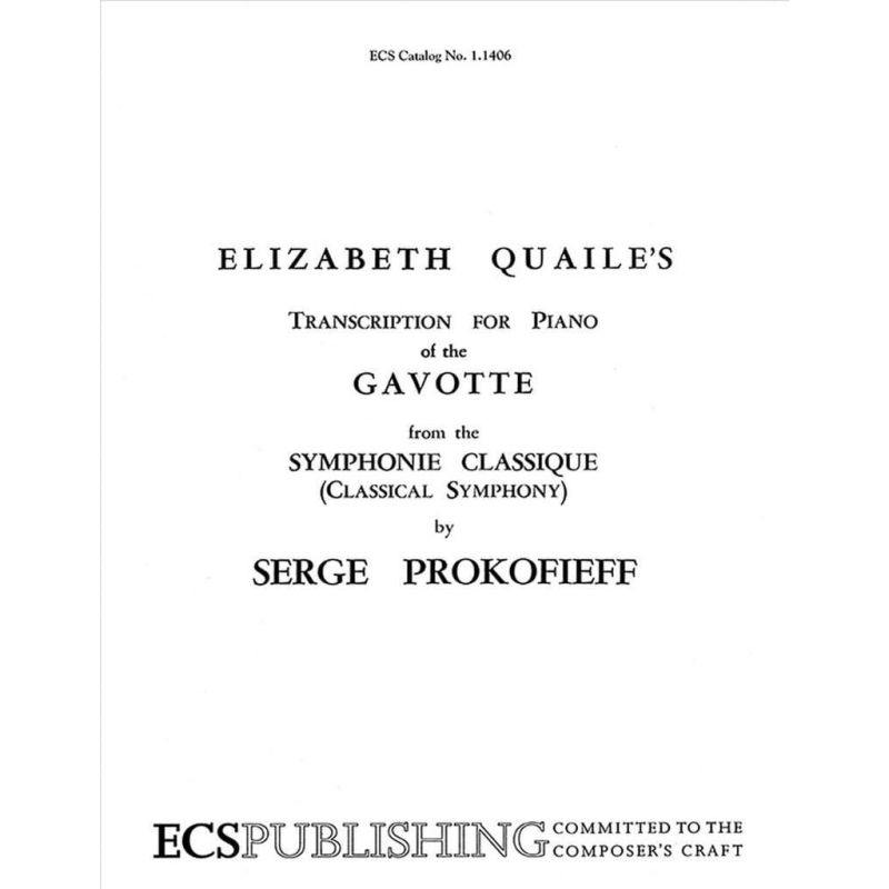 Prokofiev, Sergei - Gavotte from the Classical Symphony