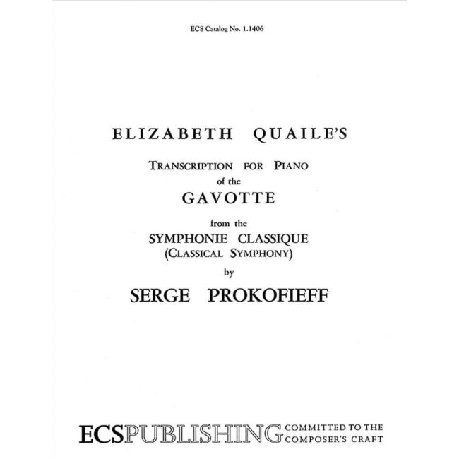 Prokofiev, Sergei - Gavotte from the Classical Symphony