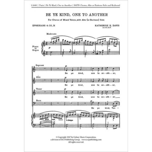 Davis, Katherine K. - Be Ye...