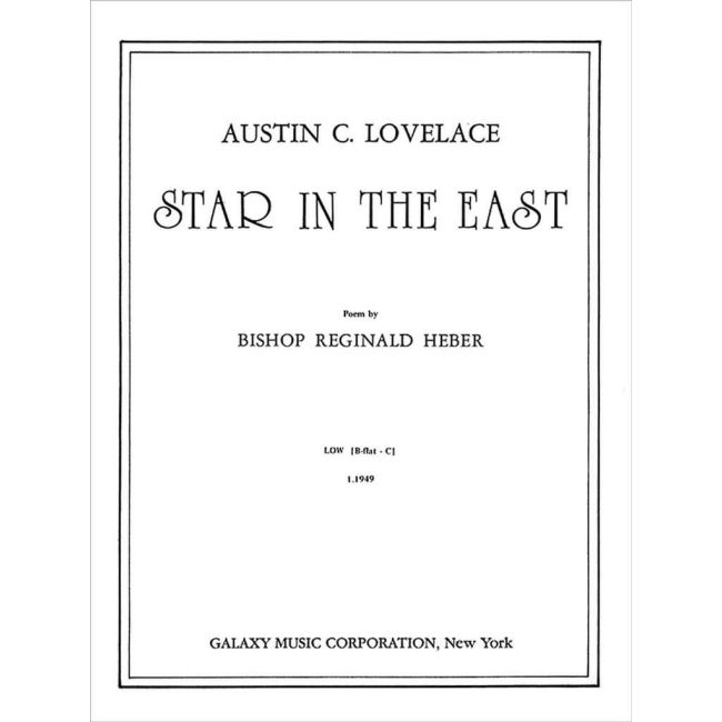 Lovelace, Austin C. - Star in the East