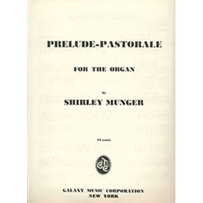 Munger, Shirley - Prelude-Pastorale