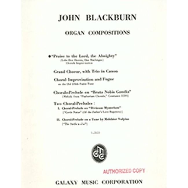 Blackburn, John - The Praise to the Lord Almighty