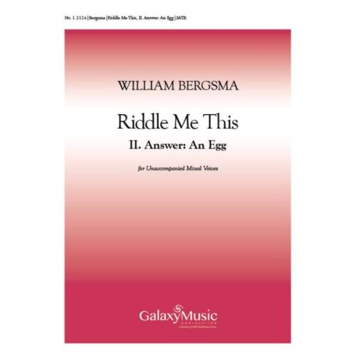 Bergsma, William - Riddle...