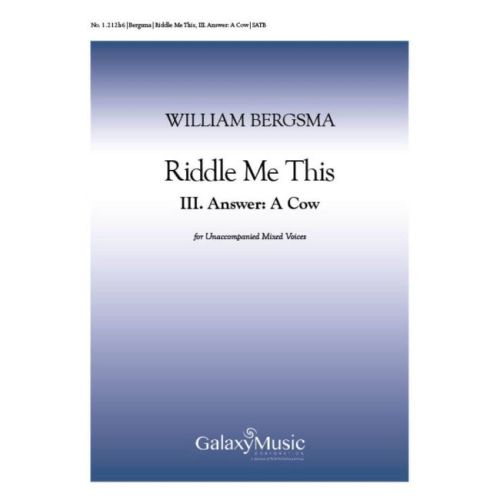 Bergsma, William - Riddle...