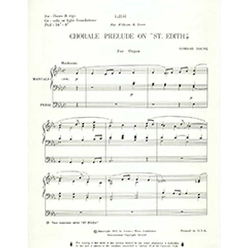 Young, Gordon - Choral Prelude on St. Edith