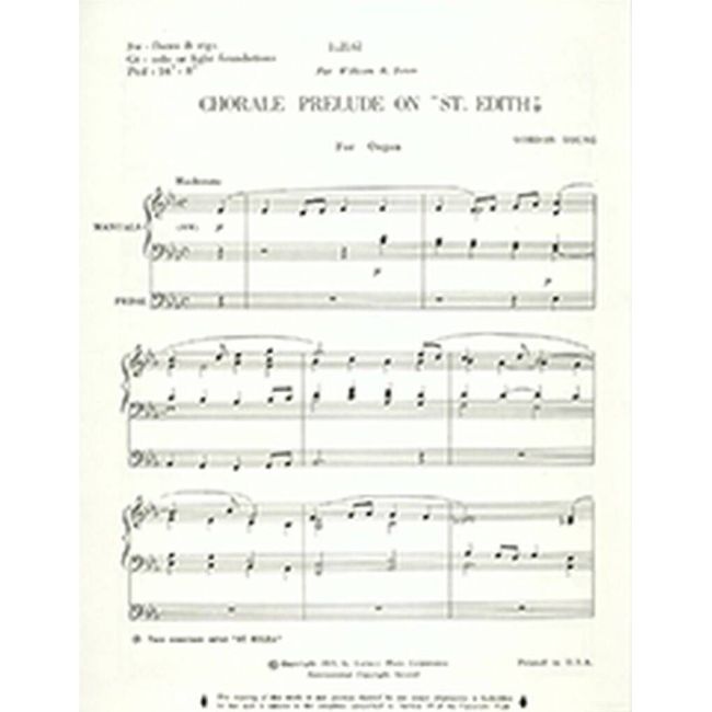Young, Gordon - Choral Prelude on St. Edith