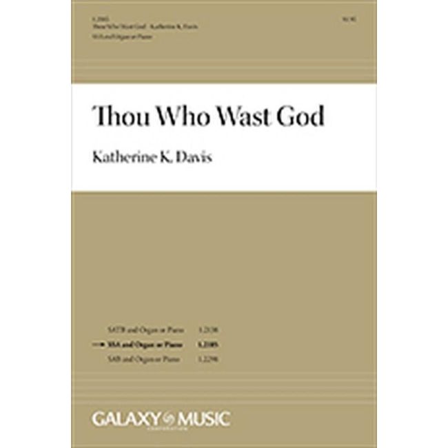 Thou Who Wast God