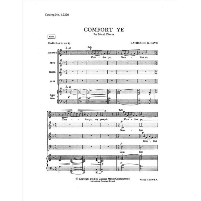 Davis, Katherine K. - Comfort Ye