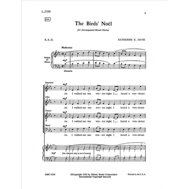 Davis, Katherine K. - The Bird's Noel