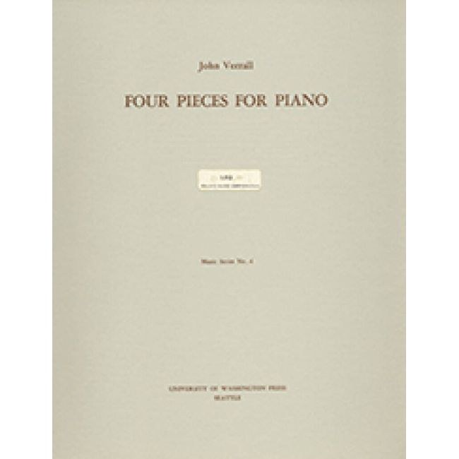 Verrall, John - Four Pieces for Piano