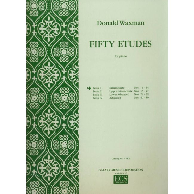 Waxman, Donald - 50 Etudes, Book 1