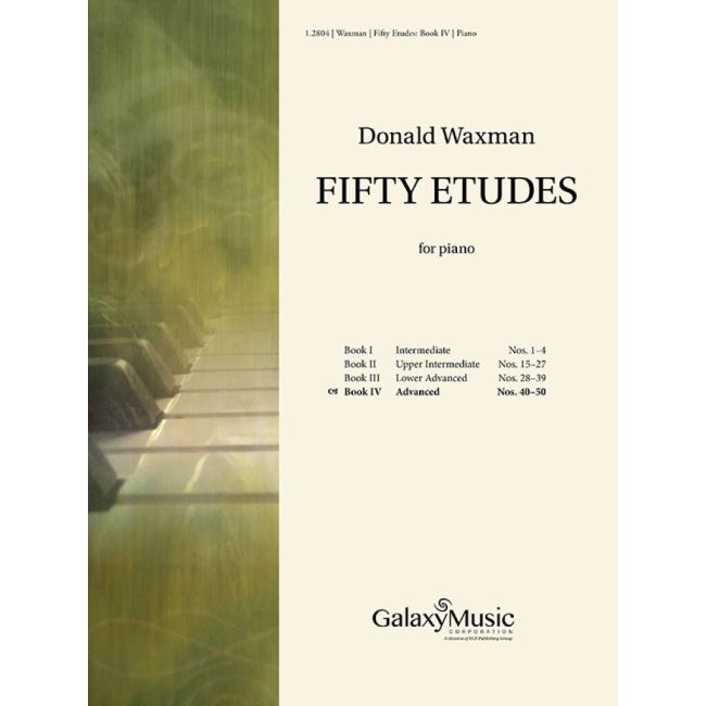 Waxman, Donald - Fifty Etudes, Book 4
