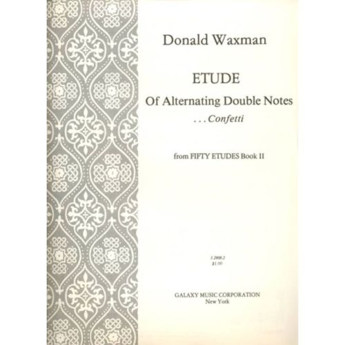 Waxman, Donald - Etude No....
