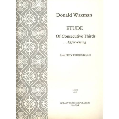 Waxman, Donald - Etude No....