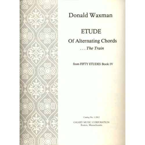 Waxman, Donald - Etude No....
