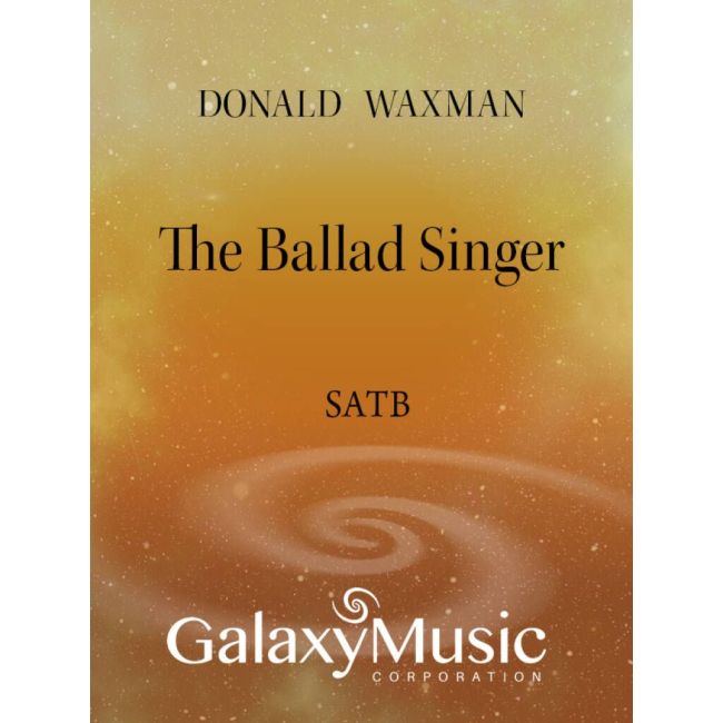 Waxman, Donald - Eight Thomas Hardy Songs: No. 6. The Ballad Singer