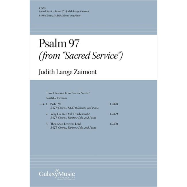 Zaimont, Judith Lang - Sacred Service: Psalm 97