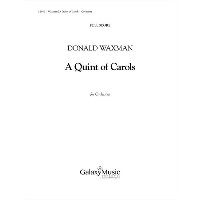 Waxman, Donald - A Quint of Carols