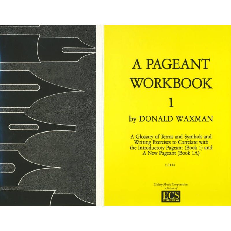 Waxman, Donald - Pageant Workbook, Book 1