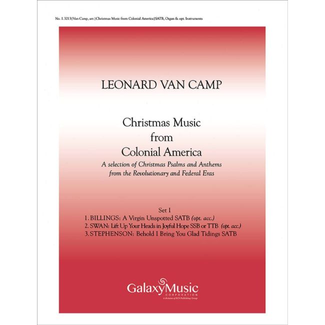 Christmas Music from Colonial America, Set I
