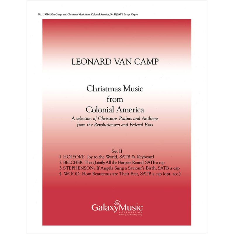Christmas Music from Colonial America, Set II