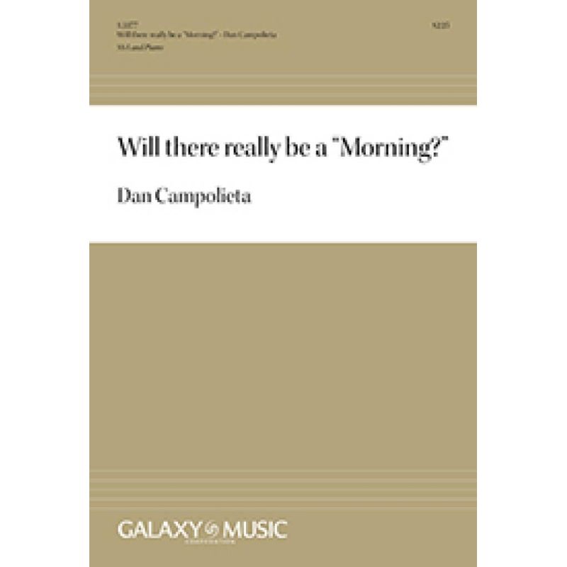 Campolieta, Dan - Will there really be a Morning?