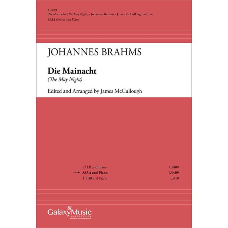 Brahms, Johannes - Die Mainacht: (The May Night)