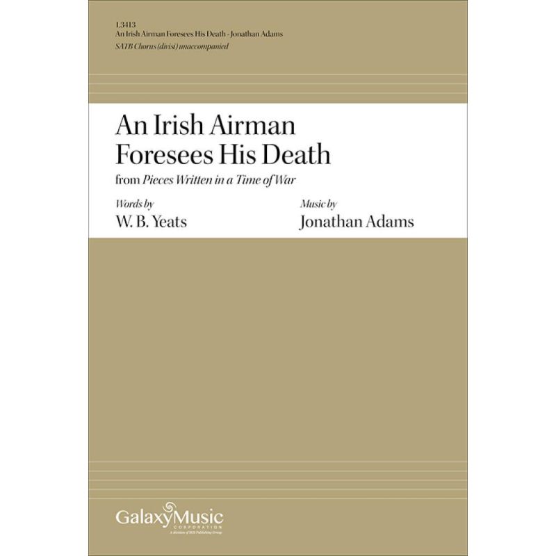Adams, Jonathan - An Irish Airman Foresees His Death