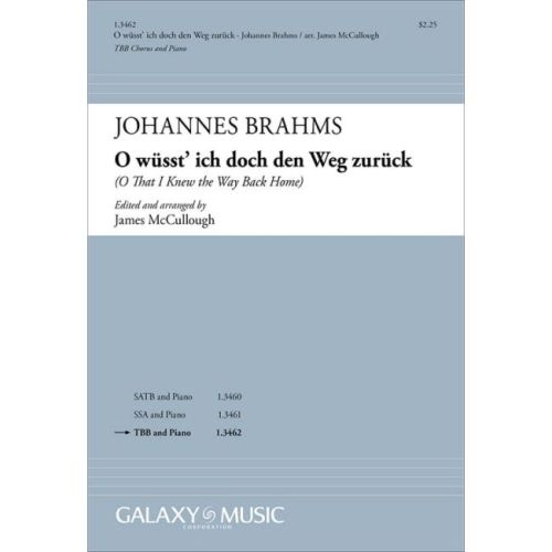 Brahms, Johannes - O wusst'...