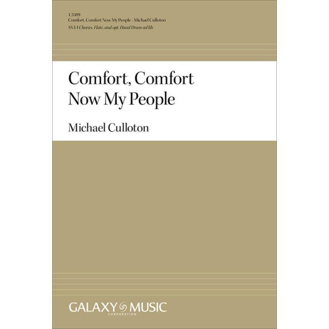 Culloton, Michael - Comfort, Comfort Now My People