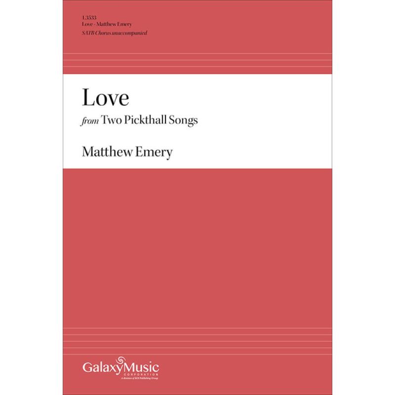 Emery, Matthew - Love from Two Pickthall Songs