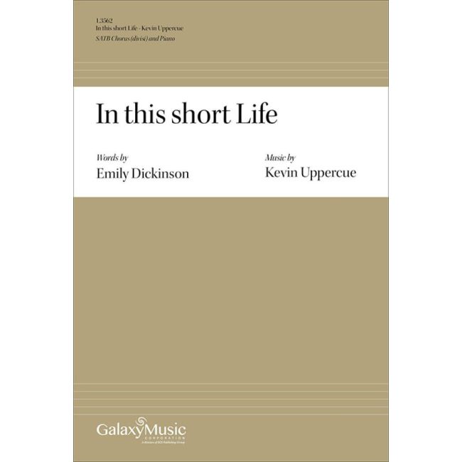 Uppercue, Kevin - In this short Life