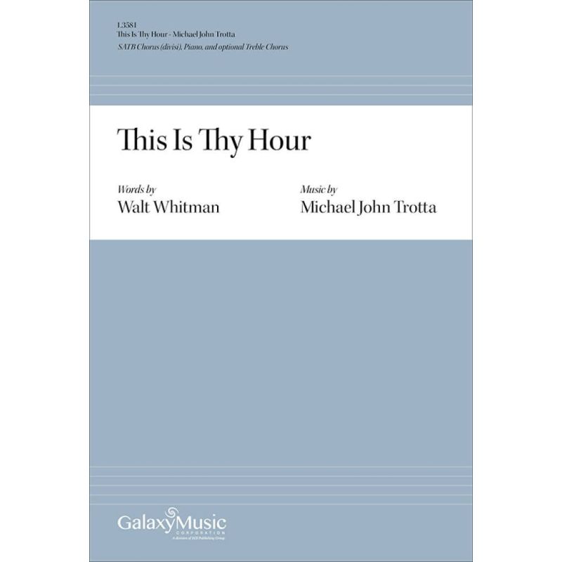 Trotta & Whitman - This Is Thy Hour