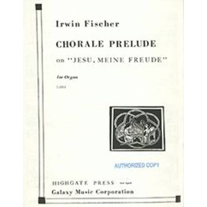 Fischer, Irwin - Chorale Prelude on Jesu, meine Freude