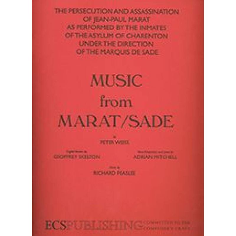 Peaslee, Richard - Persecution and Assassination of Jean-Paul Marat