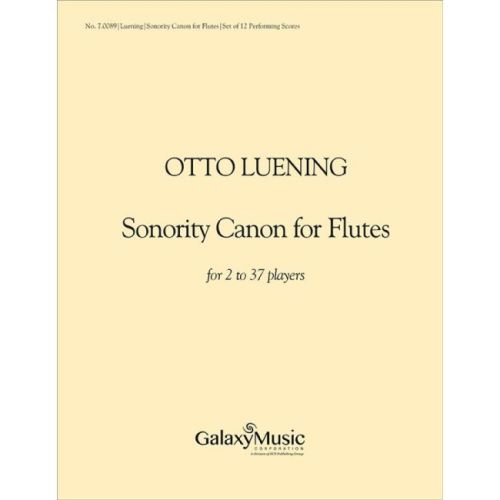 Luening, Otto - Sonority...
