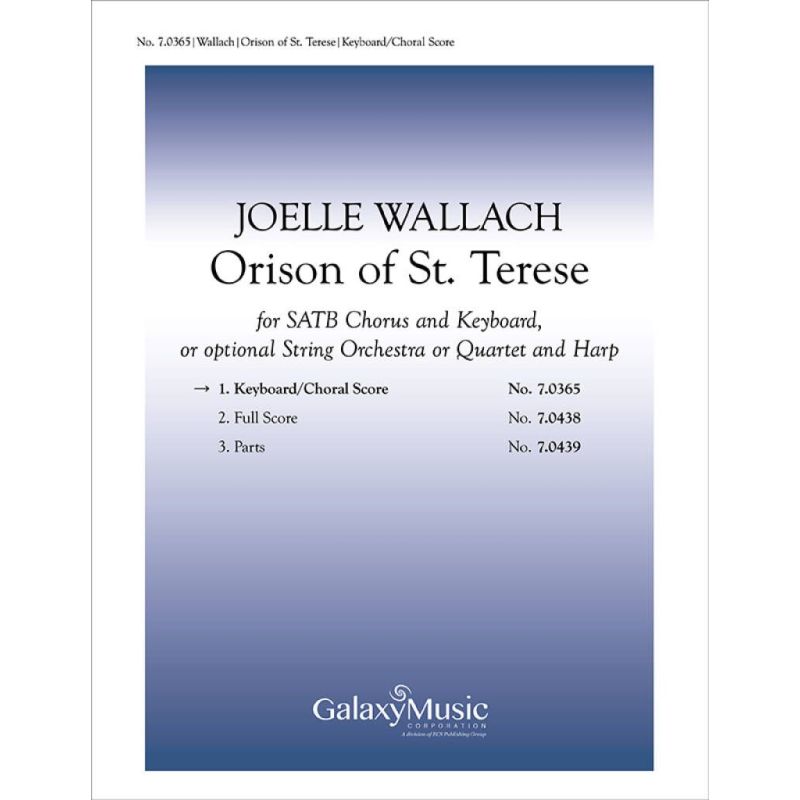 Wallach, Joelle - Orison of St. Theresa