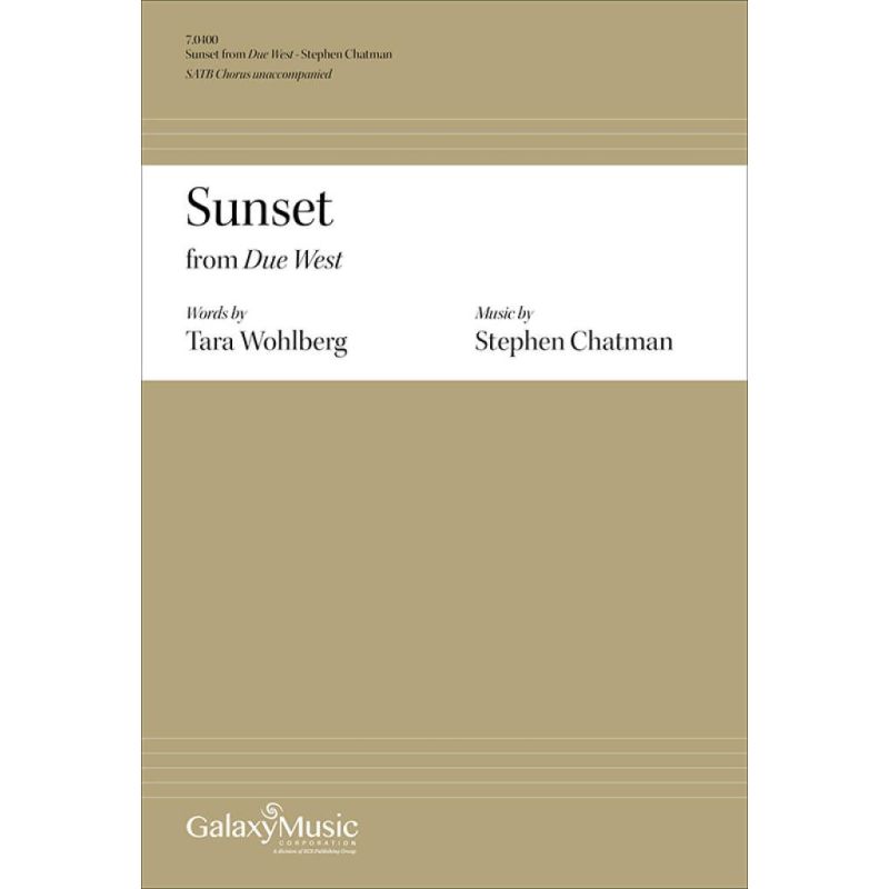 Chatman, Stephen - Due West: No. 4 Sunset