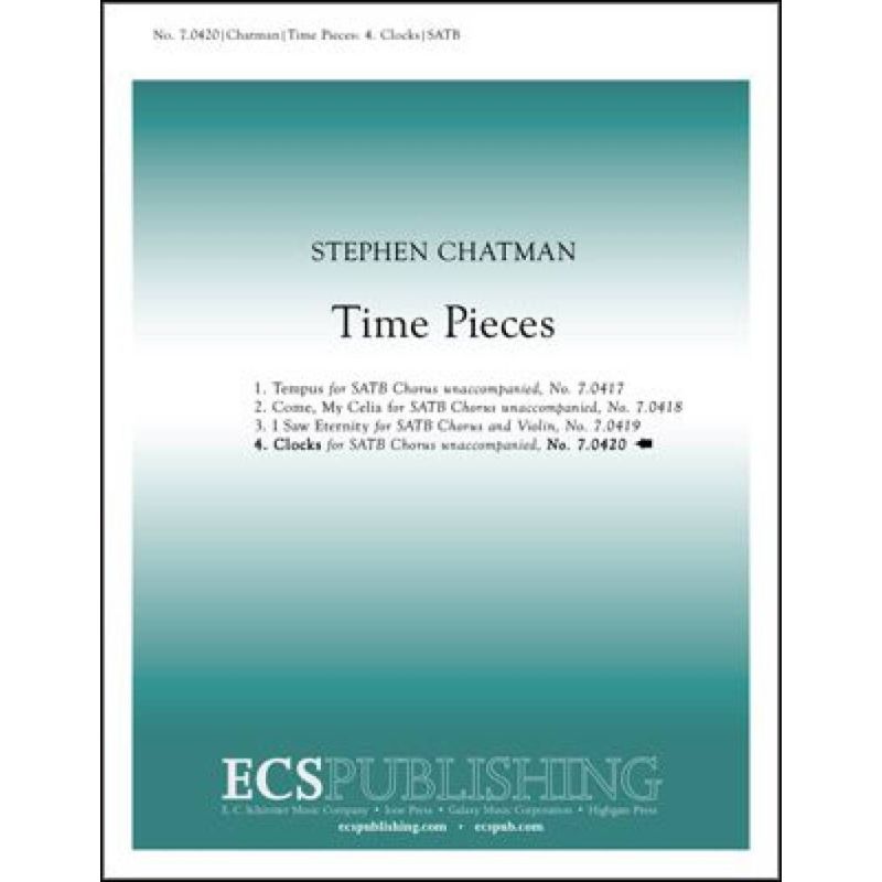 Chatman, Stephen - Time Pieces: No. 4 Clocks