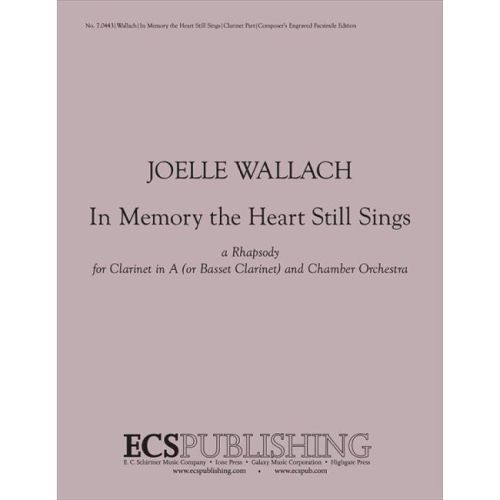 Wallach, Joelle - In Memory...