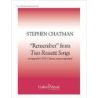 Chatman, Stephen - Two Rossetti Songs: No. 2 Remember