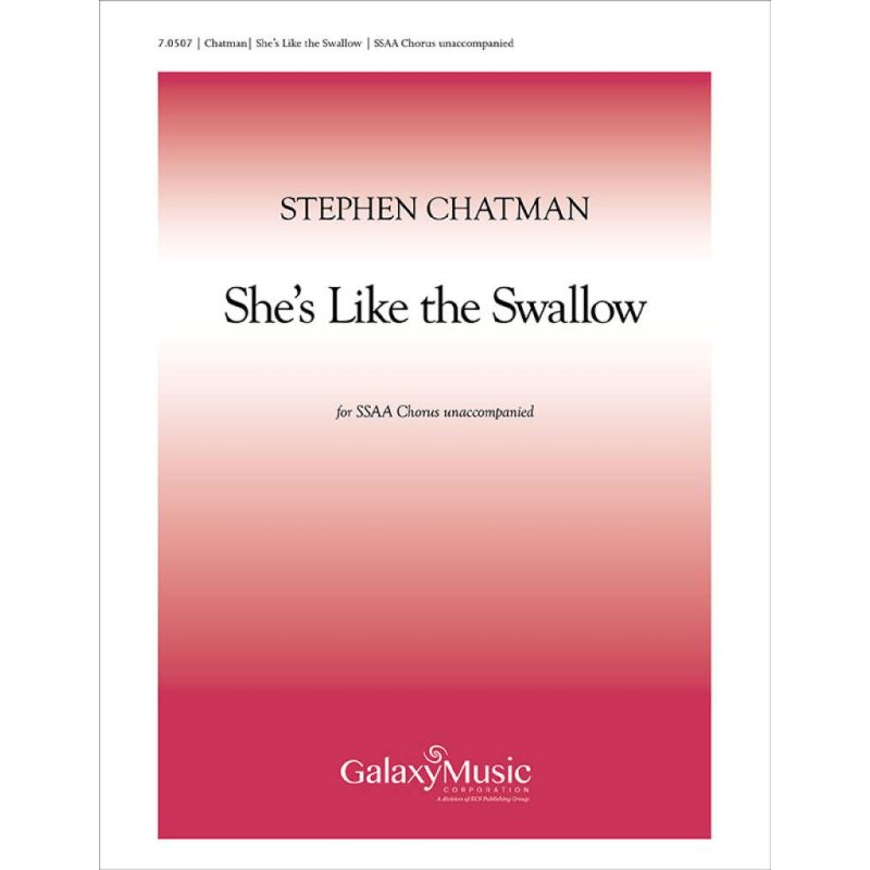 5 Canadian Folk-Songs: No 4 She's Like the Swallow