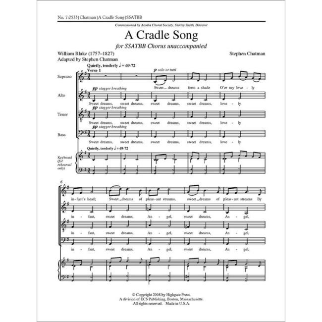 Chatman, Stephen - A Cradle Song