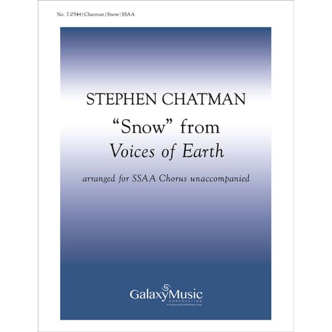 Chatman, Stephen - Voices of Earth: No. 2 Snow